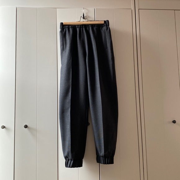 NWT GANNI Grey Elasticized Suiting Trousers (Size 36 EU) - Picture 2 of 6